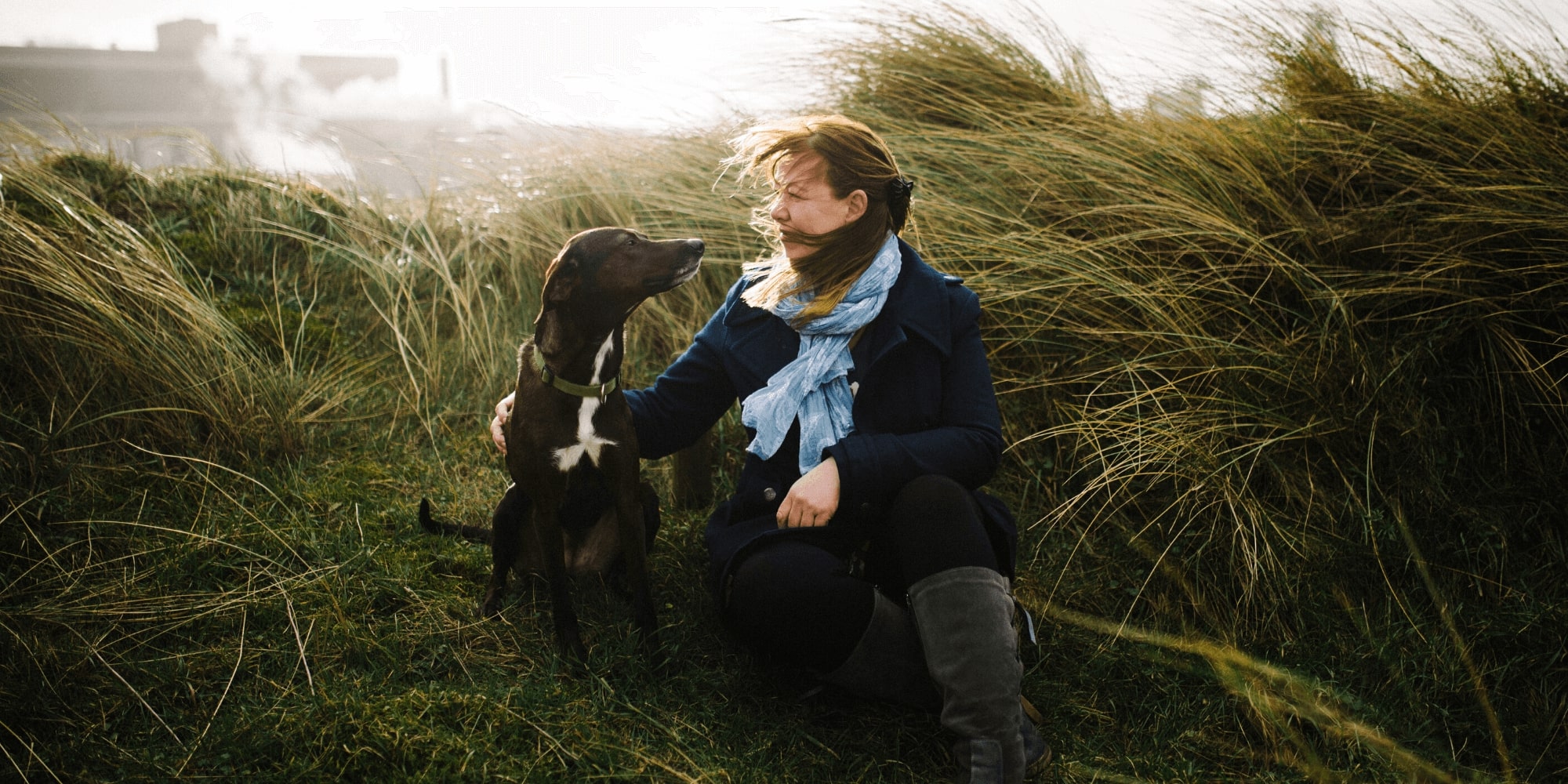 Heleen en hond Marietje